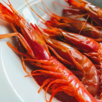 Gamba Roja alistada 1kg