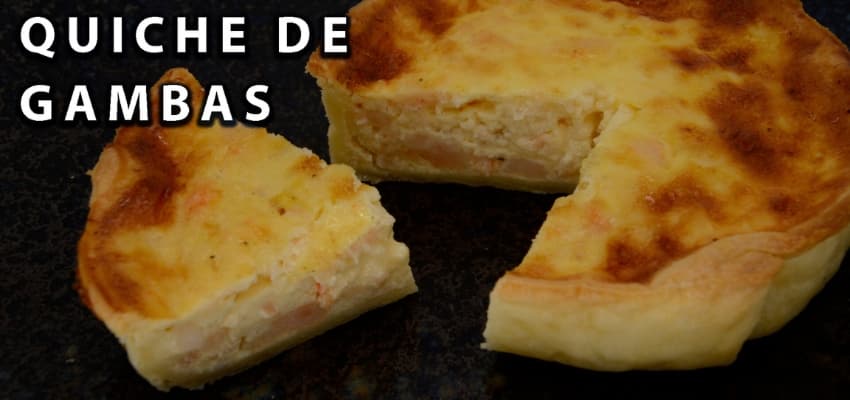 Receta de Quiche de Gambas