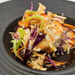 Receta de ensalada oriental con gambones de Compesca 