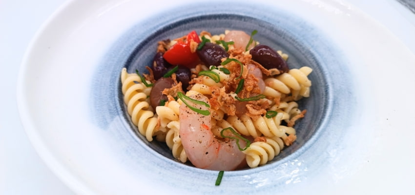 Receta de ensalada con gambas de Compesca